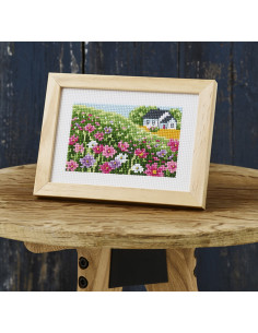 Broderikit Tavla Blomsterfält