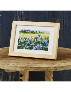 Broderikit Tavla Blåklint