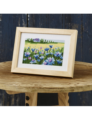 Broderikit Tavla Blåklint