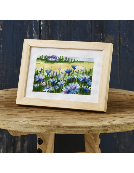 Broderikit Tavla Blåklint