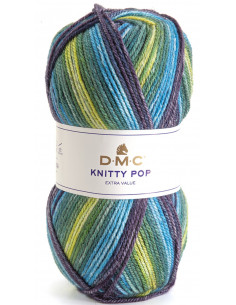 Knitty Pop 482 Grön/Lila/Turkos