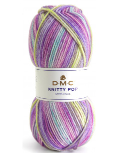 Knitty Pop 481 lila/Grön/Rosa
