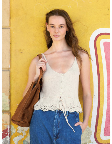 Stickbeskrivning Adeline Singlet