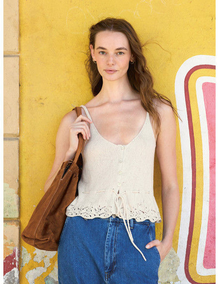 Stickbeskrivning Adeline Singlet