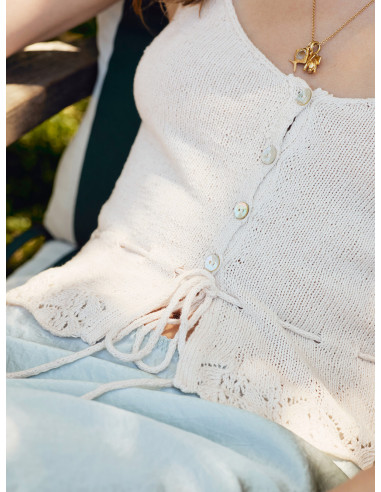 Stickbeskrivning Adeline Singlet