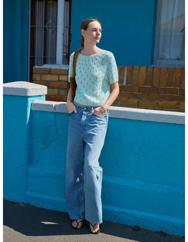 Stickbeskrivning Elodie Tee