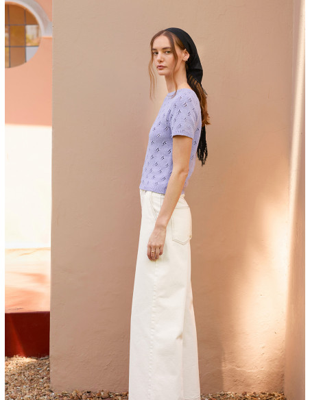 Stickbeskrivning Elodie Tee