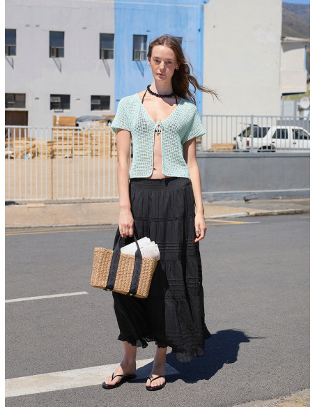 Virkbeskrivning Alva Blouse Tynn Line