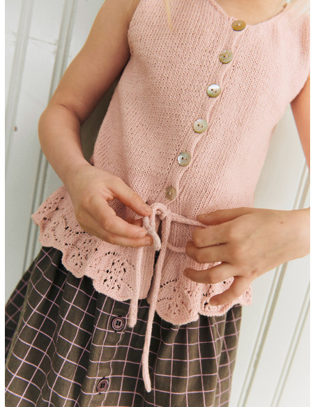 Stickbeskrivning Adeline Top Junior