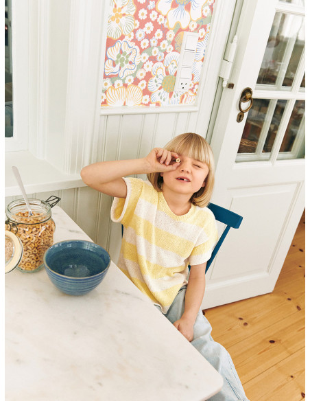 Stickbeskrivning Rowan Tee Junior Tynn Line