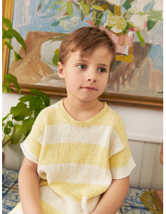 Stickbeskrivning Rowan Tee Junior Tynn Line