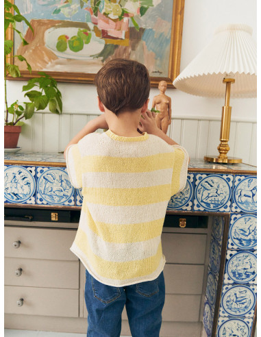 Stickbeskrivning Rowan Tee Junior Tynn Line