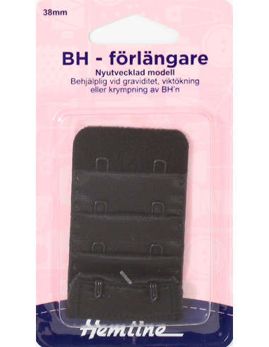 Bh-förlängare 38mm svart