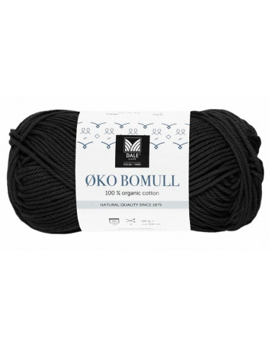 Øko Bomull 332 Svart
