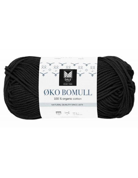 Øko Bomull 332 Svart
