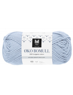 Øko Bomull 309 Ljus Blå