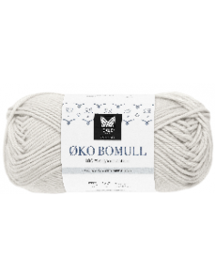 Øko Bomull 304 Ljus Grå