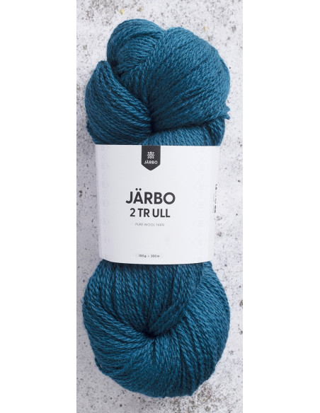 Järbo 2tr Svensk Ull 100g 139 Scuba Blue