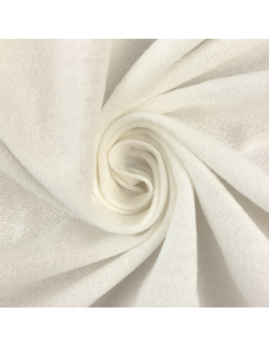 Crepe Sandtvättad Off White 100% Bomull
