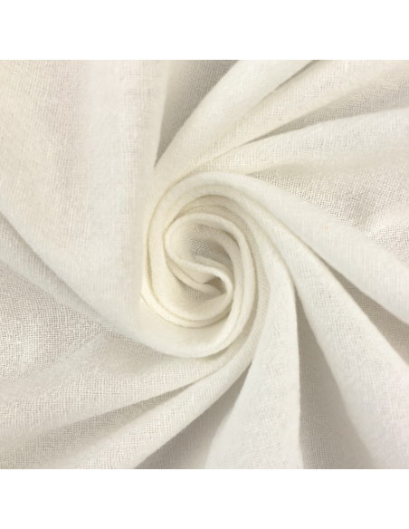 Crepe Sandtvättad Off White 100% Bomull