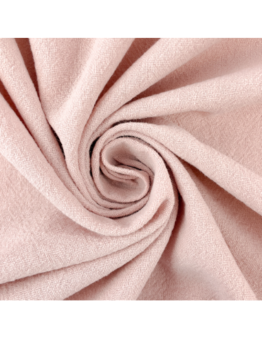 Crepe Sandtvättad Dawn Pink 100% Bomull