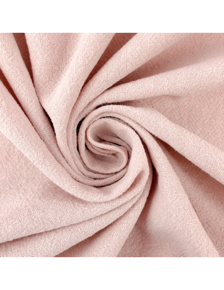 Crepe Sandtvättad Dawn Pink 100% Bomull
