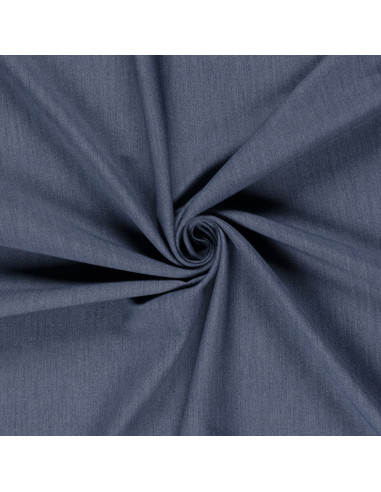 Gabardin Blåmelerad Polyester/viskos