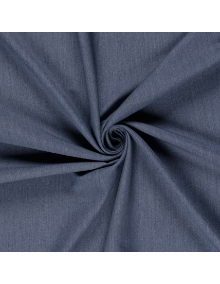 Gabardin Blåmelerad Polyester/viskos