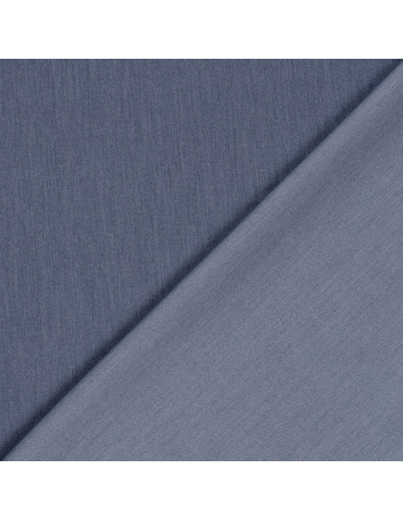 Gabardin Blåmelerad Polyester/viskos