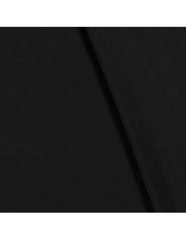 Gabardin Svart Polyester/viskos