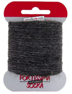 Stoppgarn Fortissima 1058 Mörkgrå