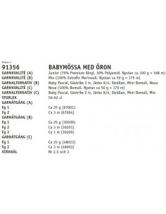 Stickbeskrivning 91356 Nova 2