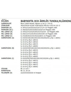 Stickbeskrivning 91205 Nova 2