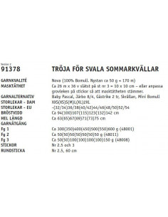 Stickbeskrivning 91378 Nova 2