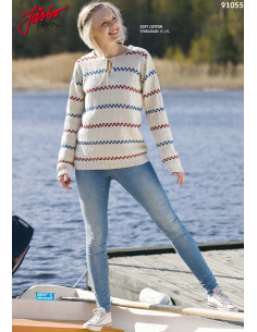 Stickbeskrivning 91055 Soft Cotton