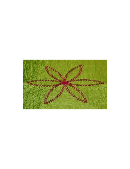 Linjal för cirkelbrodering