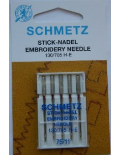 Symaskinsnål Broderi Size 75 Schmetz