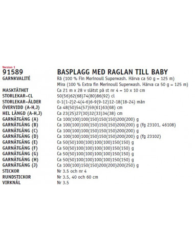 Stickbeskrivning 91589 Mira