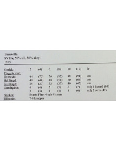 Stickbeskrivning 1875 Svea 2