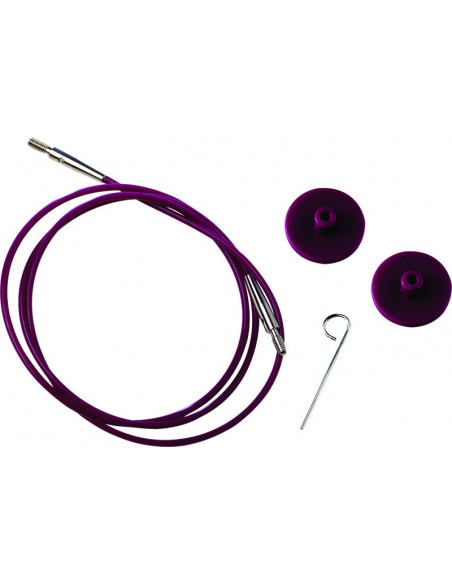 Knitpro kabel rosa 40cm