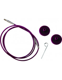 Knitpro Enkelkabel rosa 100cm