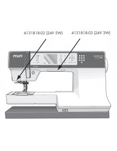 Symaskinslampa 24 v 3 w, W2,1 x 9,5d T10 2