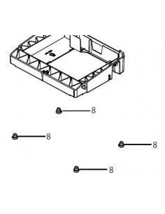 Gummifot till Husqvarna fotpedal