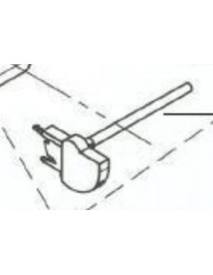 Trådrullehållare vågrät 125 - 240