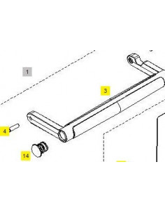 Bult för handtag Bernina 125 - 145