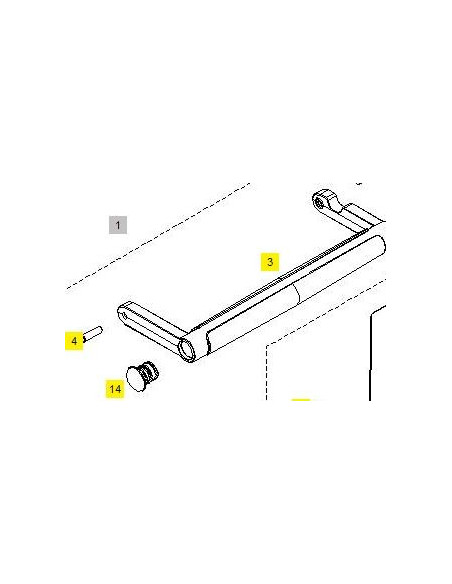 Propp för handtag Bernina Activa