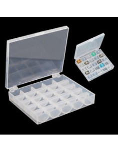 Spob box för 25 st undertrådsspolar