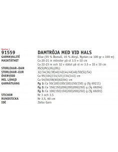 Stickbeskrivning 91559 Elise 2