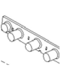 Gummiunderlag Bernina 125, 220, 230.  4 knappar