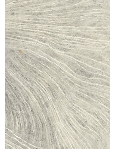 Tynn SilkMohair ljusgråmelerad 1022